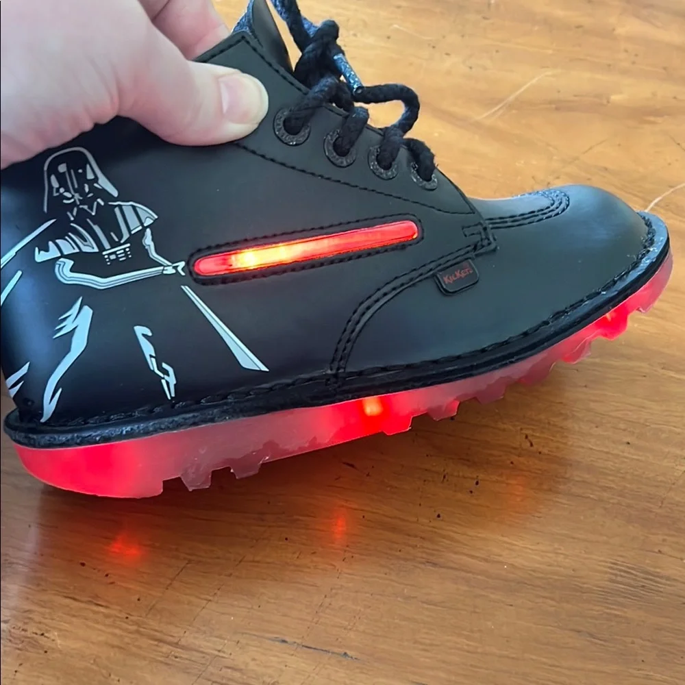 Kickers Star Wars Kids Black Boots
